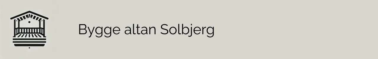 Bygge altan Solbjerg